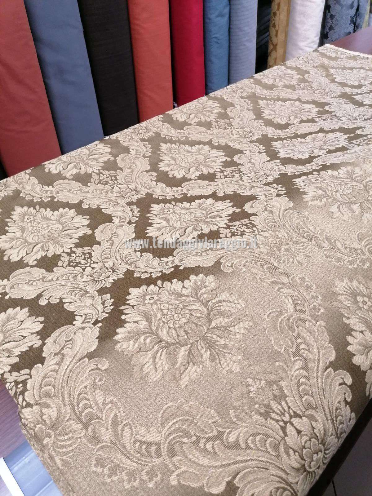 Tessuto tappezzeria DONATELLO color BRONZO cm 280