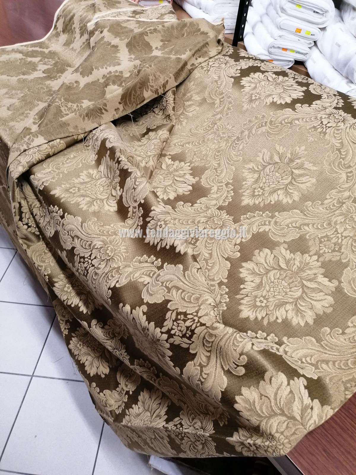 Tessuto tappezzeria DONATELLO color BRONZO cm 280