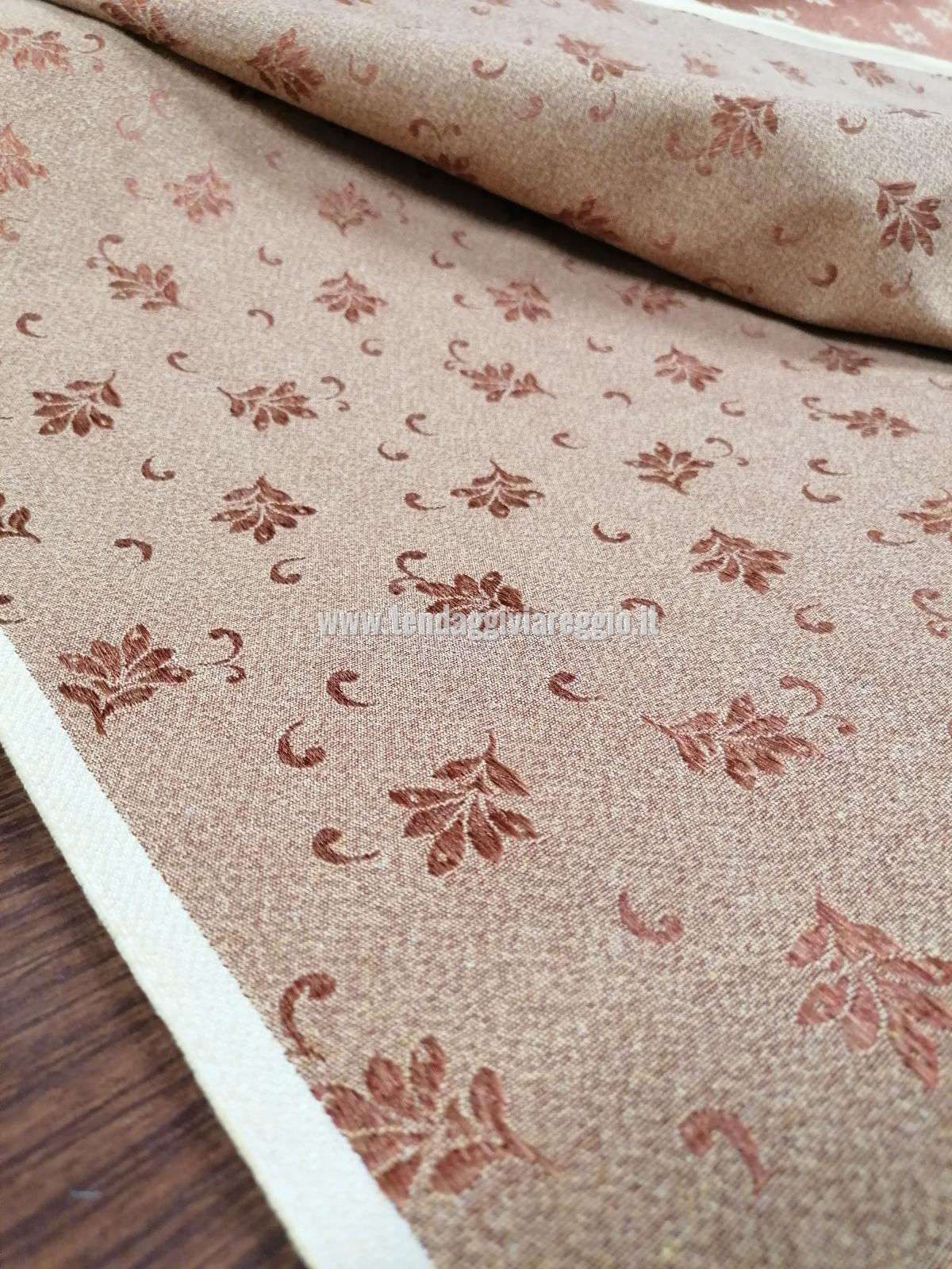 Tessuto tappezzeria VIENNA color RUGGINE cm 280