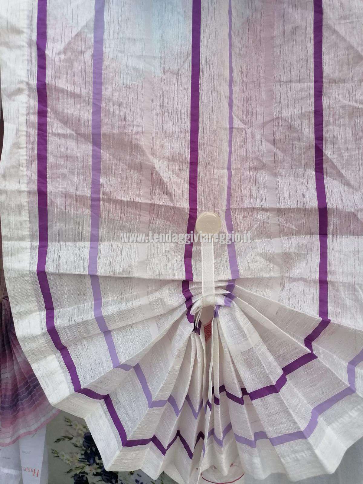 Tendina a vetro confezionata CAPRI color VIOLA 