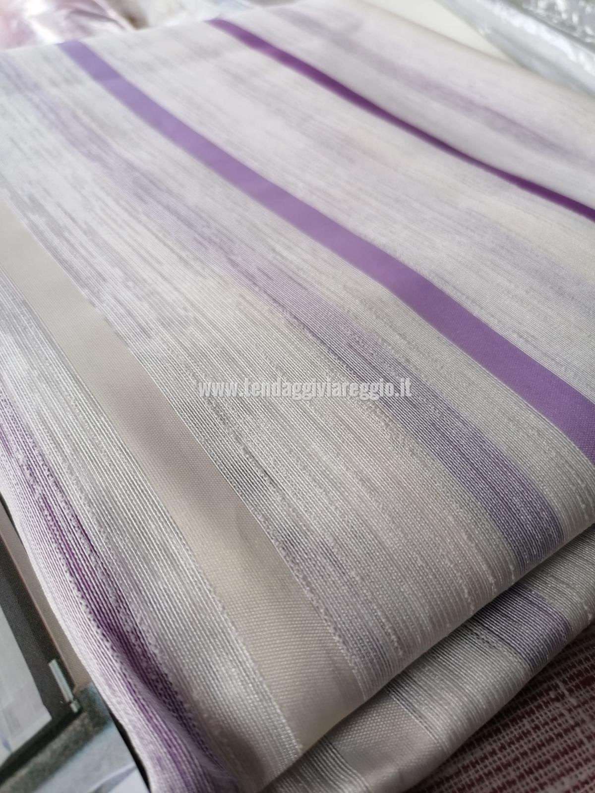 Tendina a vetro confezionata CAPRI color VIOLA 