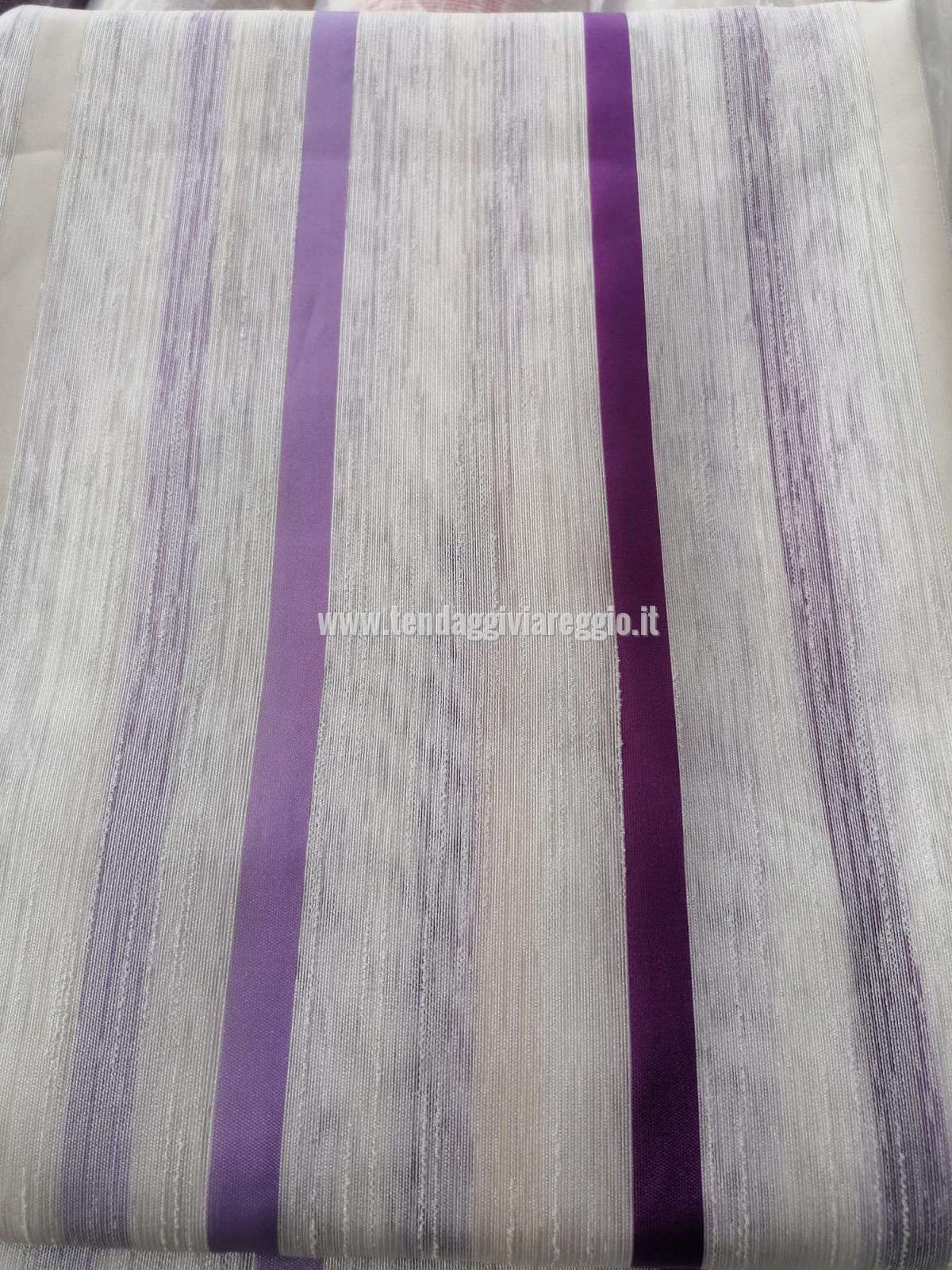 Tendina a vetro confezionata CAPRI color VIOLA 