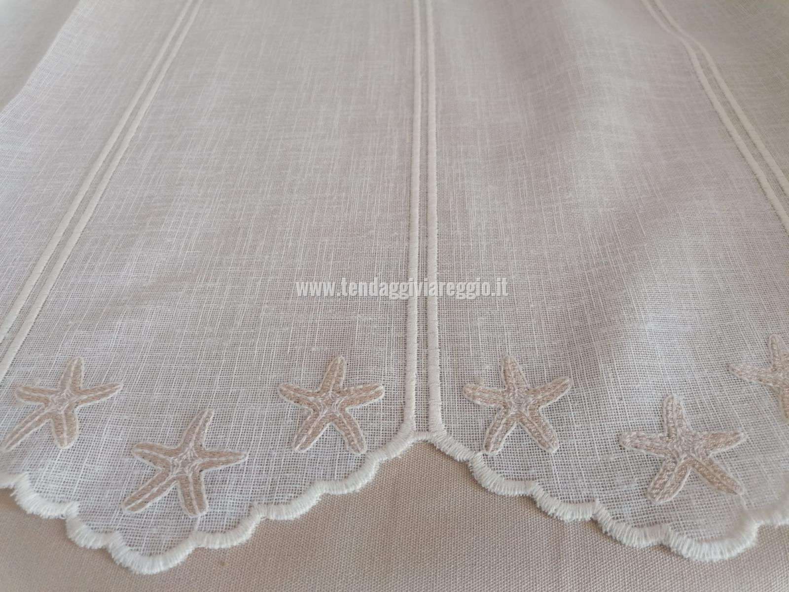 Tendina tirolese modello STELLA MARINA in altezza cm 150 