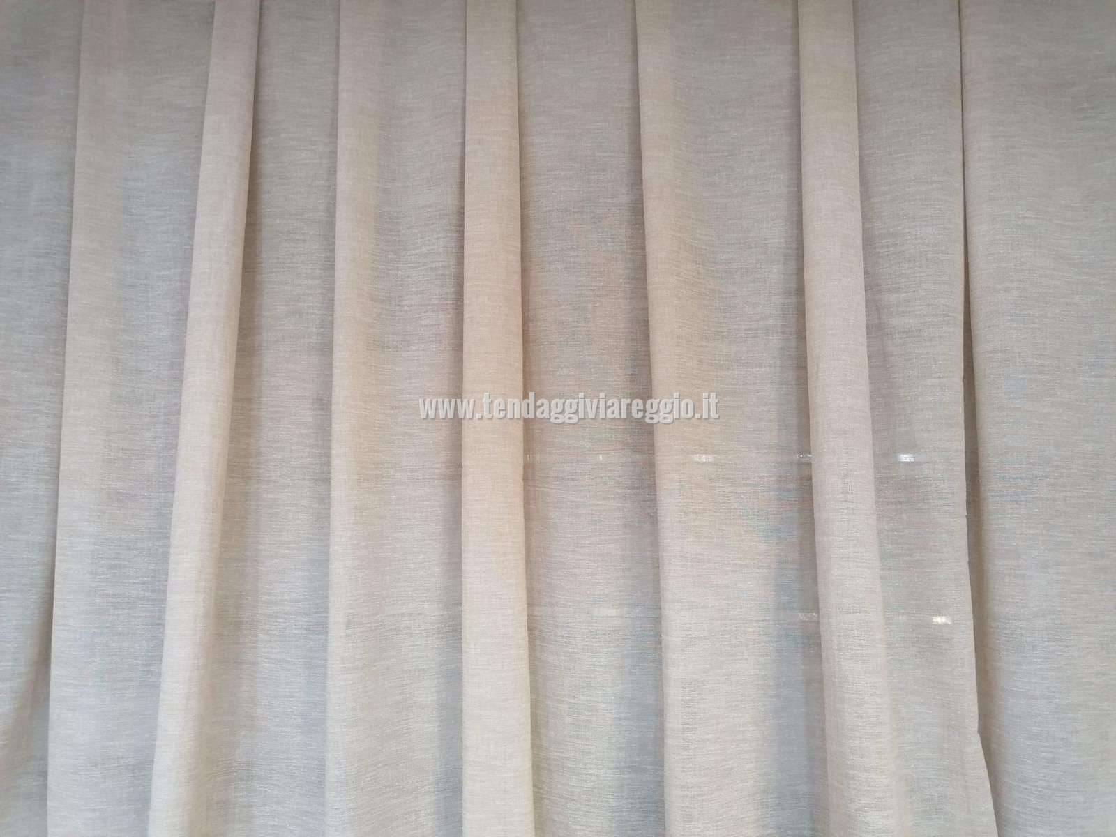 Tenda ASYA MELANGIATO TORTORA stock cm 300 con piombo