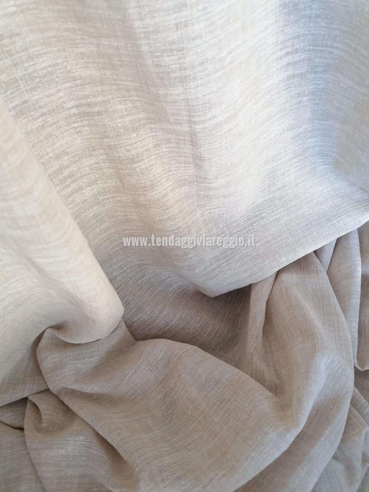 Tenda ASYA MELANGIATO TORTORA stock cm 300 con piombo