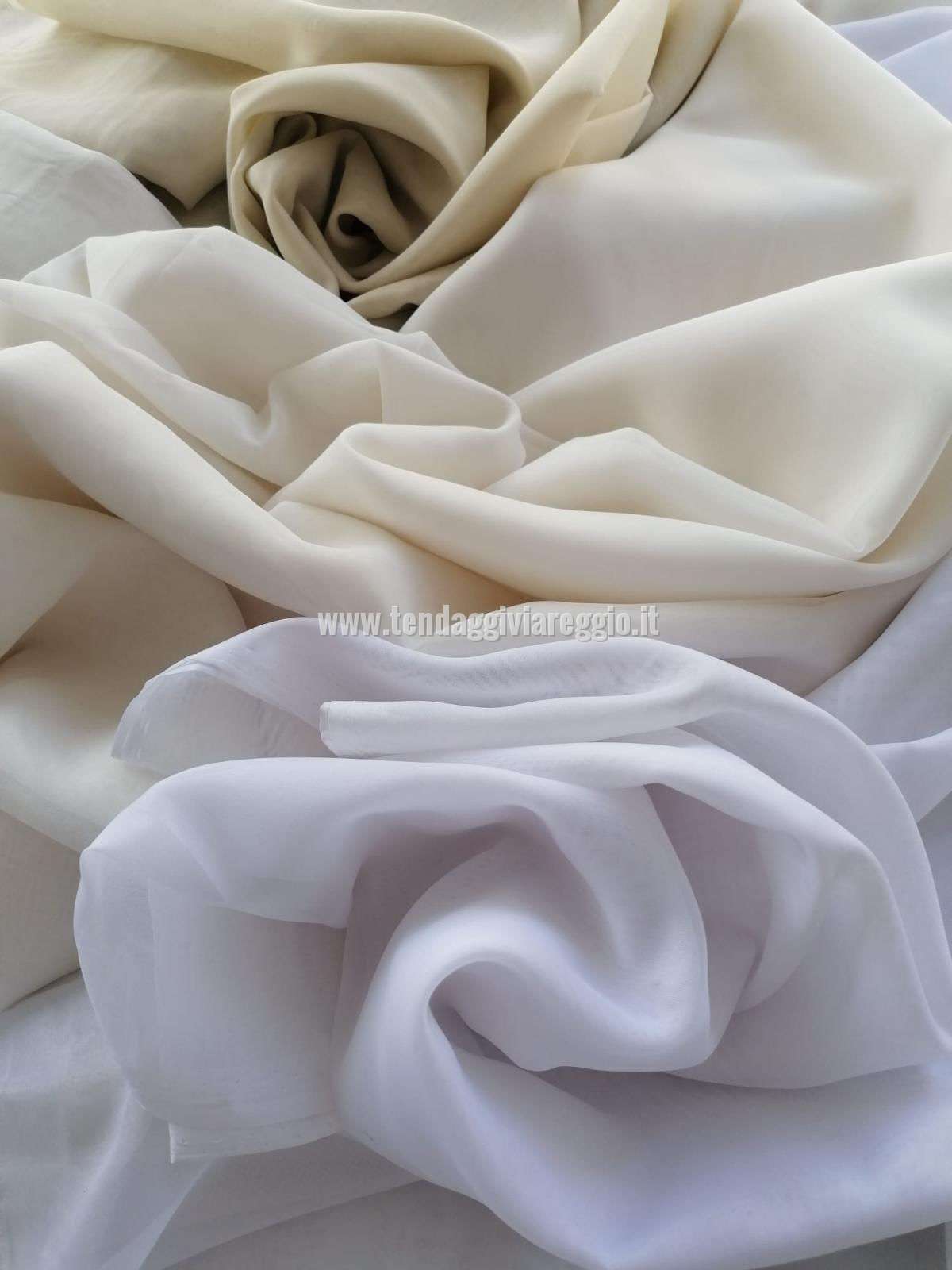 Tende in velo modello MARLEY voile cm 300 piombate in 70 varianti di colore