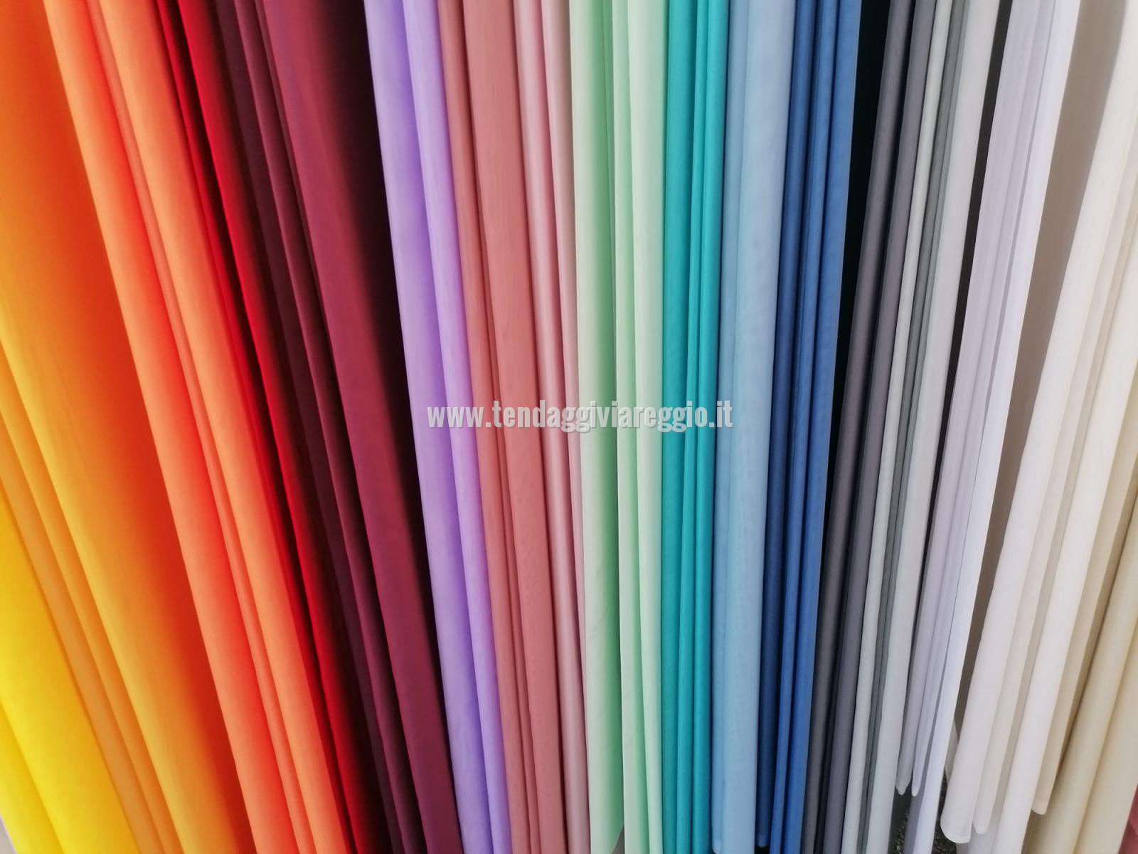 Tende in velo modello MARLEY voile cm 300 piombate in 70 varianti di colore