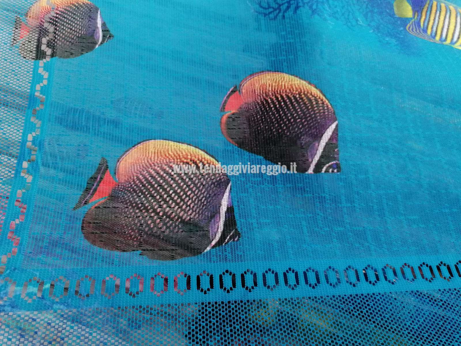 Tendina a vetro confezionata CARAIBI pannelli per finestra e porta